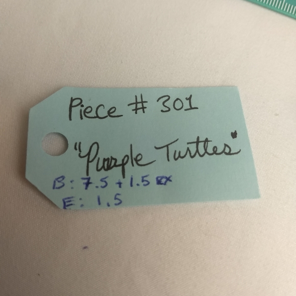 Piece #301 "Purple Turtles" Amethyst Jewelry Set - Picture 4 of 4